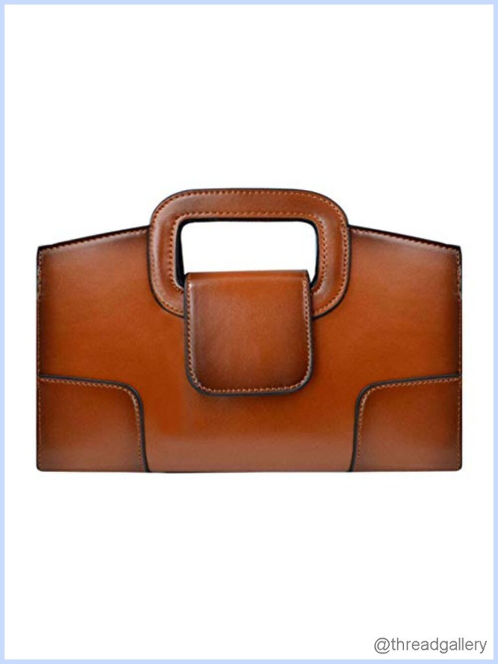 Patent PU Leather Satchel Top Handle Vintage Clutch Purse Shoulder Bag